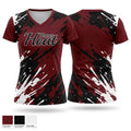 Homer Heat 86382356 Women's Short Sleeve V-neck Shirt - 1