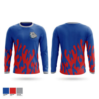 Long Sleeve Performance Shirt, Bulldogs, Men's Basketball, Teamtime, Team time, sublimation, custom sports apparel, team uniforms, spirit wear, spiritwear, sports uniforms, custom shirts, team store, custom team store, fundraiser sports, apparel fundraiser