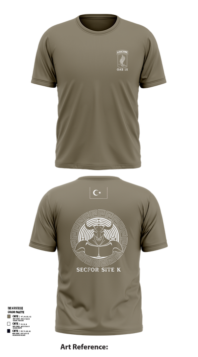 173RD ABN 21007449 Short Sleeve Performance Shirt - 105