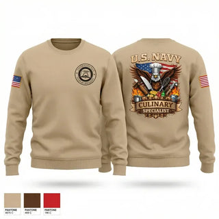 Crew Neck Sweatshirt, USS ralph Johnson, Navy, Teamtime, Team time, sublimation, custom sports apparel, team uniforms, spirit wear, spiritwear, sports uniforms, custom shirts, team store, custom team store, fundraiser sports, apparel fundraiser