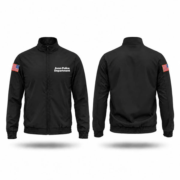 Windbreaker, Avon Police Department, Police, Teamtime, Team time, sublimation, custom sports apparel, team uniforms, spirit wear, spiritwear, sports uniforms, custom shirts, team store, custom team store, fundraiser sports, apparel fundraiser