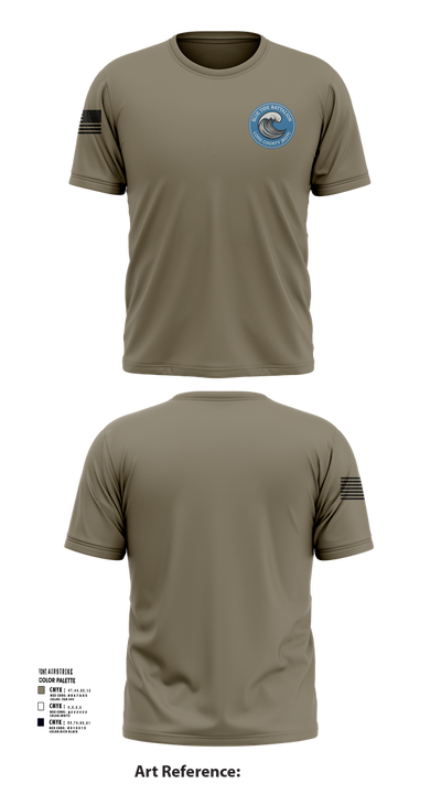 Blue Tide Battalion 71276449 Short Sleeve Performance Shirt - 103