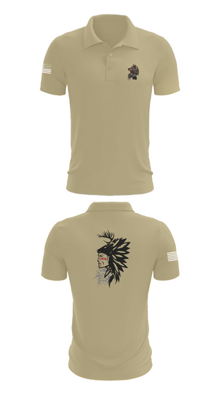Short Sleeve Performance Polo, 101st airborne 1-327, Army, Teamtime, Team time, sublimation, custom sports apparel, team uniforms, spirit wear, spiritwear, sports uniforms, custom shirts, team store, custom team store, fundraiser sports, apparel fundraiser