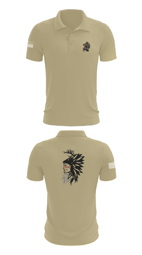 Short Sleeve Performance Polo, 101st airborne 1-327, Army, Teamtime, Team time, sublimation, custom sports apparel, team uniforms, spirit wear, spiritwear, sports uniforms, custom shirts, team store, custom team store, fundraiser sports, apparel fundraiser