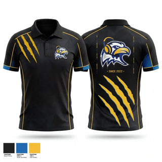 Short Sleeve Performance Polo, HHS Eagles Esports, E-Sports, Teamtime, Team time, sublimation, custom sports apparel, team uniforms, spirit wear, spiritwear, sports uniforms, custom shirts, team store, custom team store, fundraiser sports, apparel fundraiser
