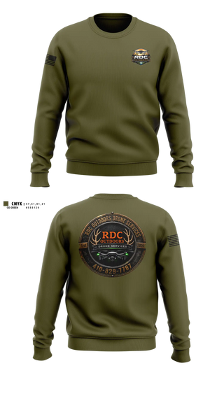 Crew Neck Sweatshirt, RDC Outdoors, Police, Teamtime, Team time, sublimation, custom sports apparel, team uniforms, spirit wear, spiritwear, sports uniforms, custom shirts, team store, custom team store, fundraiser sports, apparel fundraiser