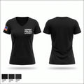 Fairmont Police Department 17486201 Women's Short Sleeve V-neck Shirt - 1