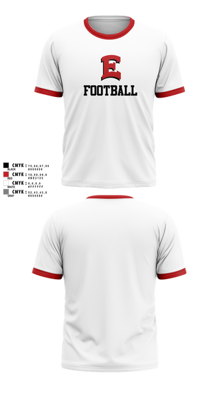 Short Sleeve Performance Shirt, East Scarlets Football, , Teamtime, Team time, sublimation, custom sports apparel, team uniforms, spirit wear, spiritwear, sports uniforms, custom shirts, team store, custom team store, fundraiser sports, apparel fundraiser