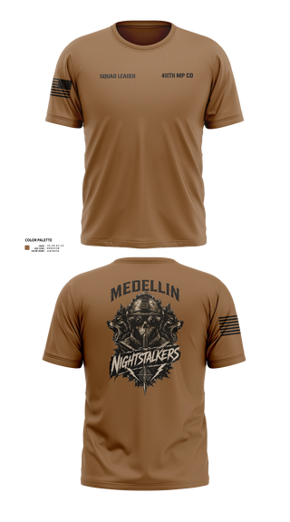 Old School Cotton Feel Shirt, 411TH MP CO, Army, Teamtime, Team time, sublimation, custom sports apparel, team uniforms, spirit wear, spiritwear, sports uniforms, custom shirts, team store, custom team store, fundraiser sports, apparel fundraiser
