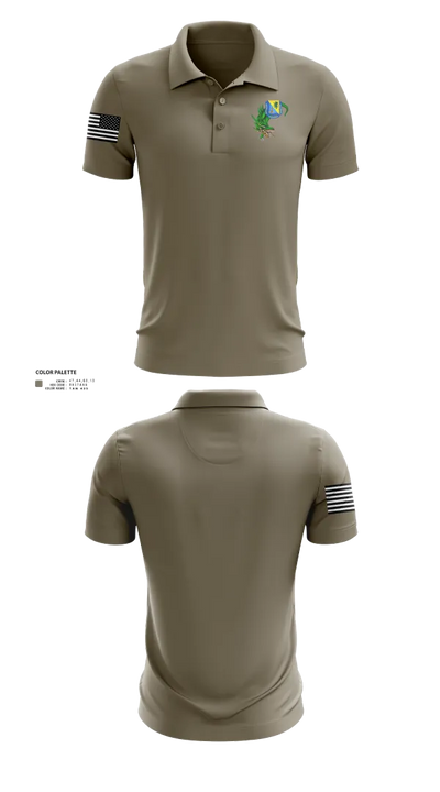 490th CBRN BN 55524924 Short Sleeve Performance Polo - 22