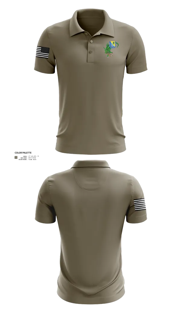 Short Sleeve Performance Polo, 490th CBRN BN, , Teamtime, Team time, sublimation, custom sports apparel, team uniforms, spirit wear, spiritwear, sports uniforms, custom shirts, team store, custom team store, fundraiser sports, apparel fundraiser