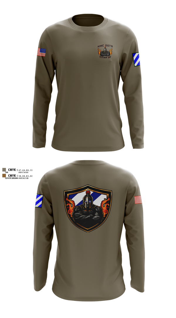 Long Sleeve Performance Shirt, HHC, DSTB, 3DSB, Army, Teamtime, Team time, sublimation, custom sports apparel, team uniforms, spirit wear, spiritwear, sports uniforms, custom shirts, team store, custom team store, fundraiser sports, apparel fundraiser