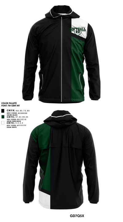 Huntsville Hornets 7830856 Windbreaker - 1
