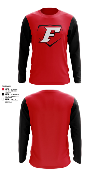 Long Sleeve Performance Shirt, Cap City Force - Gray, Softball, Teamtime, Team time, sublimation, custom sports apparel, team uniforms, spirit wear, spiritwear, sports uniforms, custom shirts, team store, custom team store, fundraiser sports, apparel fundraiser
