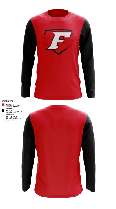 Cap City Force - Gray Long Sleeve Performance Shirt - 7
