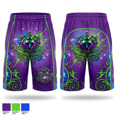 Nfinite Royalettz Athletic Shorts With Pockets - 1