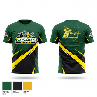 Old School Cotton Feel Shirt, GES / AES ARCHERY, E-Sports, Teamtime, Team time, sublimation, custom sports apparel, team uniforms, spirit wear, spiritwear, sports uniforms, custom shirts, team store, custom team store, fundraiser sports, apparel fundraiser