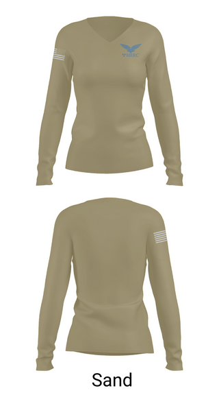 Womens Long Sleeve Vneck Shirt, Herc Services, , Teamtime, Team time, sublimation, custom sports apparel, team uniforms, spirit wear, spiritwear, sports uniforms, custom shirts, team store, custom team store, fundraiser sports, apparel fundraiser