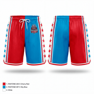 Mens Reversible Basketball Shorts, Crossover Hoops Bulldogs, Men's Basketball, Teamtime, Team time, sublimation, custom sports apparel, team uniforms, spirit wear, spiritwear, sports uniforms, custom shirts, team store, custom team store, fundraiser sports, apparel fundraiser