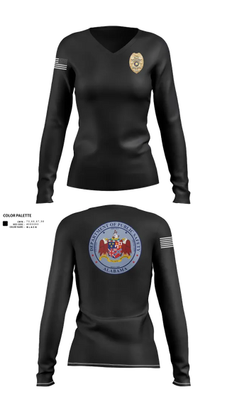 Womens Long Sleeve Vneck Shirt, Elite Guardians, , Teamtime, Team time, sublimation, custom sports apparel, team uniforms, spirit wear, spiritwear, sports uniforms, custom shirts, team store, custom team store, fundraiser sports, apparel fundraiser