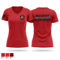 96 BS Women's Short Sleeve V-neck Shirt - 1