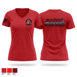 Womens Short Sleeve Vneck Shirt, 96 BS, Air Force, Teamtime, Team time, sublimation, custom sports apparel, team uniforms, spirit wear, spiritwear, sports uniforms, custom shirts, team store, custom team store, fundraiser sports, apparel fundraiser