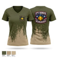 Fort Knox Bombers Women's Short Sleeve V-neck Shirt - 1