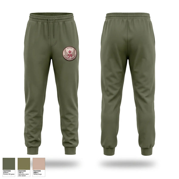 Sweatpants, 54th Medical company, Army, Teamtime, Team time, sublimation, custom sports apparel, team uniforms, spirit wear, spiritwear, sports uniforms, custom shirts, team store, custom team store, fundraiser sports, apparel fundraiser