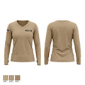 MCoE LEA Women's Long Sleeve V-neck Shirt - 1