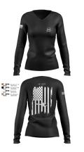 TRF 911 66573604 Women's Long Sleeve V-neck Shirt - 41