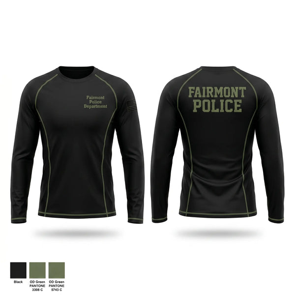 Long Sleeve Performance Shirt, Fairmont Police Department, Police, Teamtime, Team time, sublimation, custom sports apparel, team uniforms, spirit wear, spiritwear, sports uniforms, custom shirts, team store, custom team store, fundraiser sports, apparel fundraiser
