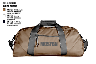 Duffle Bag, MCSFBN, , Teamtime, Team time, sublimation, custom sports apparel, team uniforms, spirit wear, spiritwear, sports uniforms, custom shirts, team store, custom team store, fundraiser sports, apparel fundraiser