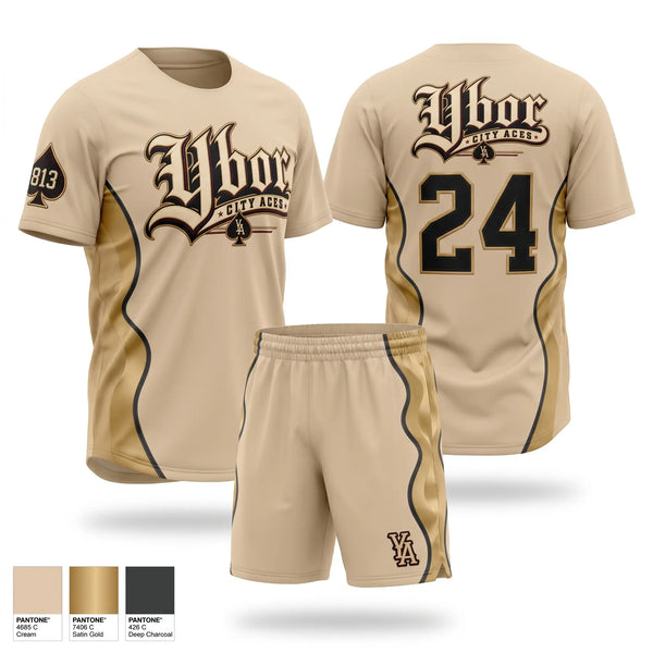 Short Sleeve Performance Shirt, Ybor City Aces, Baseball, Teamtime, Team time, sublimation, custom sports apparel, team uniforms, spirit wear, spiritwear, sports uniforms, custom shirts, team store, custom team store, fundraiser sports, apparel fundraiser