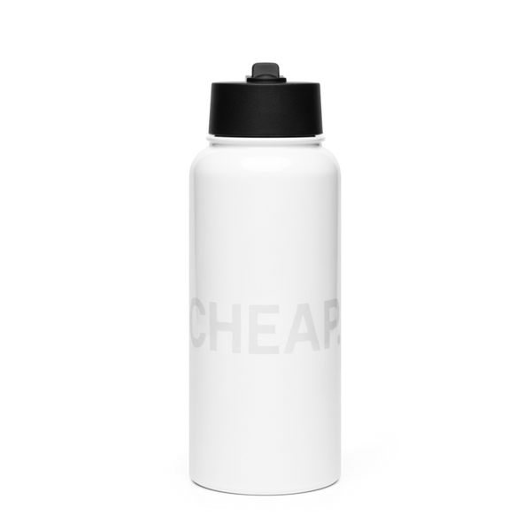 CHEAP. 92430287 Stainless Steel Water Bottle with a Straw Lid