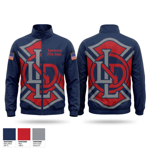 Windbreaker, Lynwood Fire Deparrment, Fire Department, Teamtime, Team time, sublimation, custom sports apparel, team uniforms, spirit wear, spiritwear, sports uniforms, custom shirts, team store, custom team store, fundraiser sports, apparel fundraiser