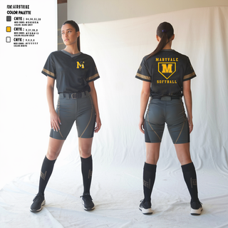 Womens Short Sleeve Vneck Shirt, Maryvale, Softball, Teamtime, Team time, sublimation, custom sports apparel, team uniforms, spirit wear, spiritwear, sports uniforms, custom shirts, team store, custom team store, fundraiser sports, apparel fundraiser