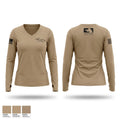 Attack Company Women's Long Sleeve V-neck Shirt - 1
