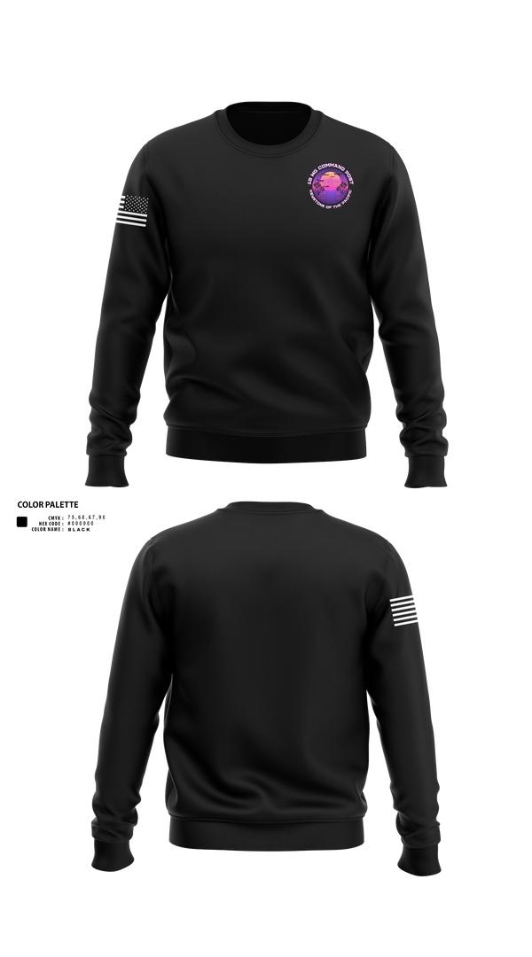 Crew Neck Sweatshirt, 18 WG/CP, Air Force, Teamtime, Team time, sublimation, custom sports apparel, team uniforms, spirit wear, spiritwear, sports uniforms, custom shirts, team store, custom team store, fundraiser sports, apparel fundraiser
