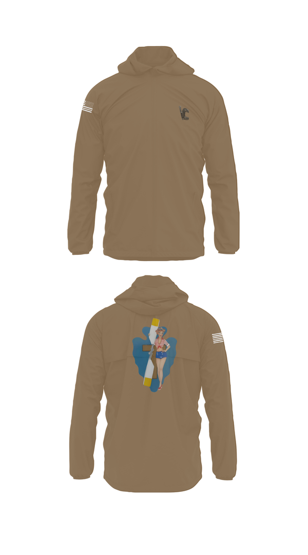 Windbreaker, B Co 1/114th Maintenance, Army, Teamtime, Team time, sublimation, custom sports apparel, team uniforms, spirit wear, spiritwear, sports uniforms, custom shirts, team store, custom team store, fundraiser sports, apparel fundraiser