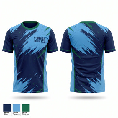 South GA Blue Sox Short Sleeve Performance Shirt - 1