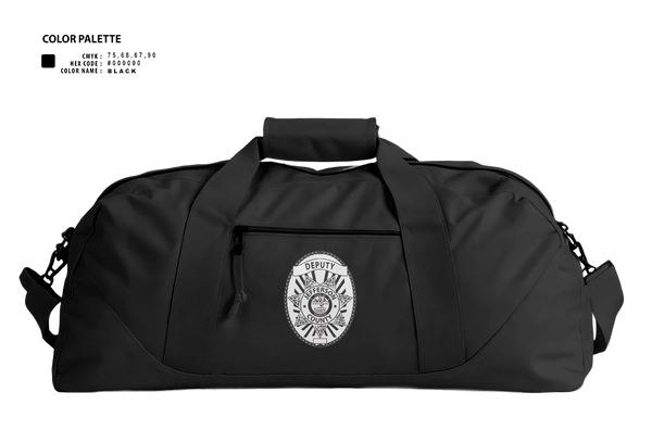 Duffle Bag, Jefferson County Sheriff's Office K-9 Unit, Police, Teamtime, Team time, sublimation, custom sports apparel, team uniforms, spirit wear, spiritwear, sports uniforms, custom shirts, team store, custom team store, fundraiser sports, apparel fundraiser
