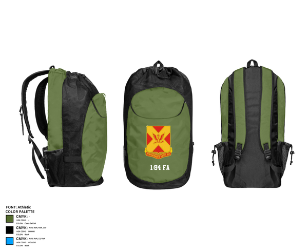 Gear Bag, 1/84 FA, , Teamtime, Team time, sublimation, custom sports apparel, team uniforms, spirit wear, spiritwear, sports uniforms, custom shirts, team store, custom team store, fundraiser sports, apparel fundraiser