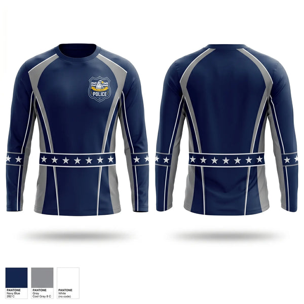 Long Sleeve Performance Shirt, Eau Claire Police Department, Police, Teamtime, Team time, sublimation, custom sports apparel, team uniforms, spirit wear, spiritwear, sports uniforms, custom shirts, team store, custom team store, fundraiser sports, apparel fundraiser