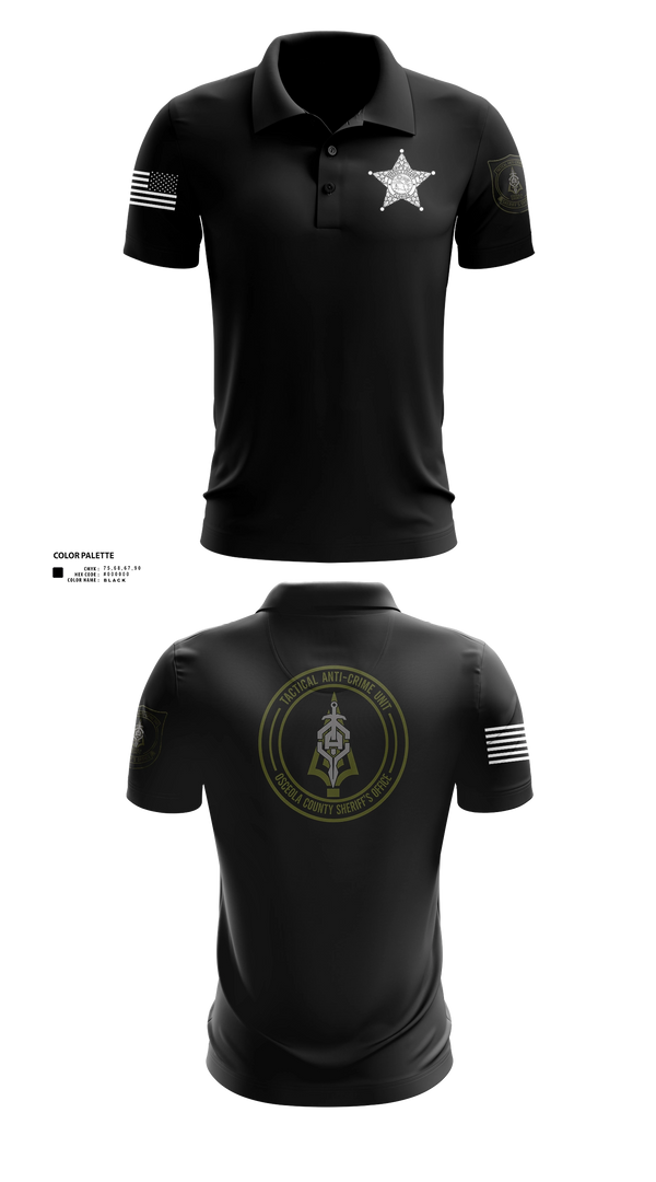 Short Sleeve Performance Polo, OCSO TAC UNIT, Police, Teamtime, Team time, sublimation, custom sports apparel, team uniforms, spirit wear, spiritwear, sports uniforms, custom shirts, team store, custom team store, fundraiser sports, apparel fundraiser