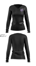 North Shore Swarm Rugby 62025793 Women's Long Sleeve V-neck Shirt - 21
