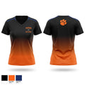 Biddeford Tigers Women's Short Sleeve V-neck Shirt - 1
