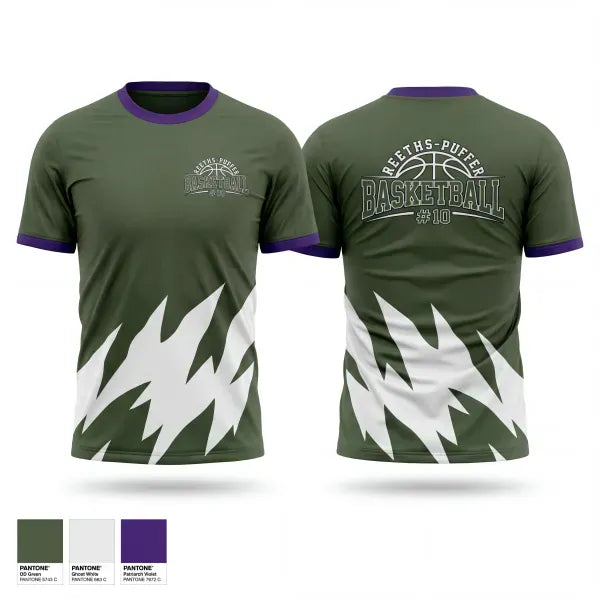 Short Sleeve Performance Shirt, Reeths- puffer rockets, Men's Basketball, Teamtime, Team time, sublimation, custom sports apparel, team uniforms, spirit wear, spiritwear, sports uniforms, custom shirts, team store, custom team store, fundraiser sports, apparel fundraiser