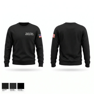 Crew Neck Sweatshirt, Houston Police Northeast Patrol, Police, Teamtime, Team time, sublimation, custom sports apparel, team uniforms, spirit wear, spiritwear, sports uniforms, custom shirts, team store, custom team store, fundraiser sports, apparel fundraiser