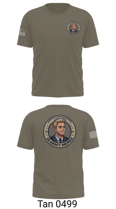 U.S Army memes 48956065 Short Sleeve Performance Shirt - 76