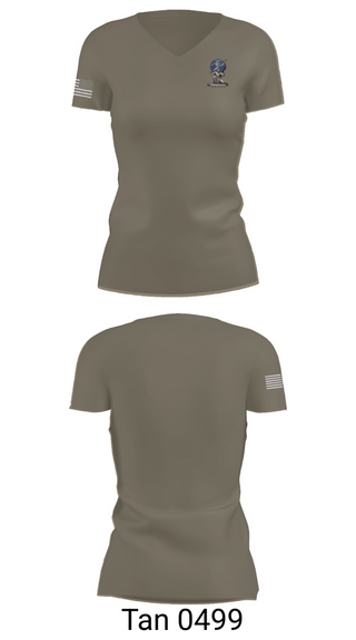 Womens Short Sleeve Vneck Shirt, Atlas Company 51st ESB-E, , Teamtime, Team time, sublimation, custom sports apparel, team uniforms, spirit wear, spiritwear, sports uniforms, custom shirts, team store, custom team store, fundraiser sports, apparel fundraiser